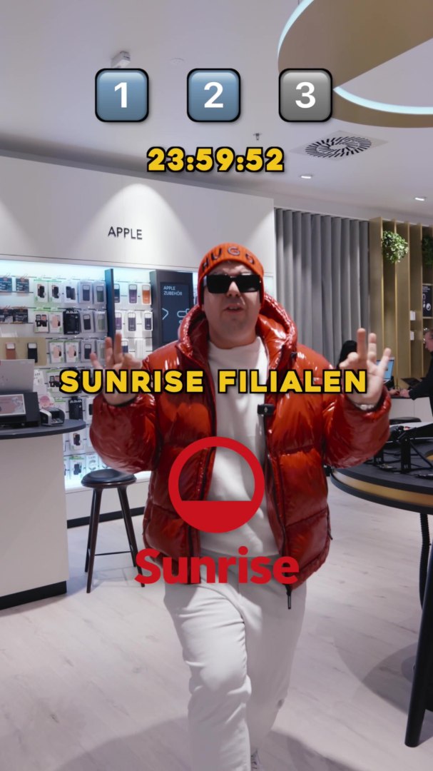 Standbild aus dem Giveaway-Video: SUNRISE